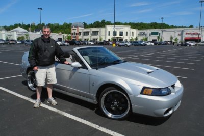 2003 Ford Mustang Cobra and happy owner (6467)