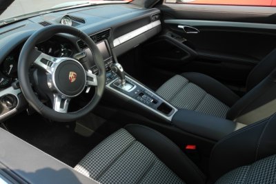 2014 Porsche 911 50th Anniversary Edition, one of 1,963 made, with special houndstooth upholstery (6499)