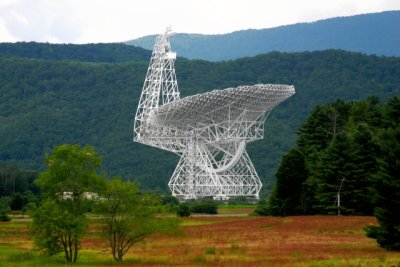 Famous telescope at the National Radio Astronomy Observatory in Green Bank, WV (7380)