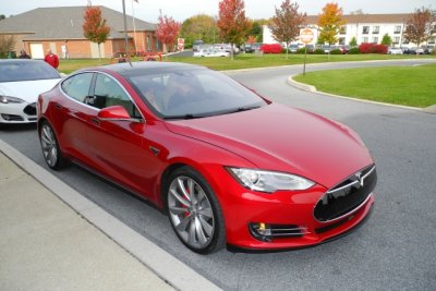 2016 Tesla Model S P90D, about $140,000 for this high-end model, with options, but base model starts at about $70,000 (8127)