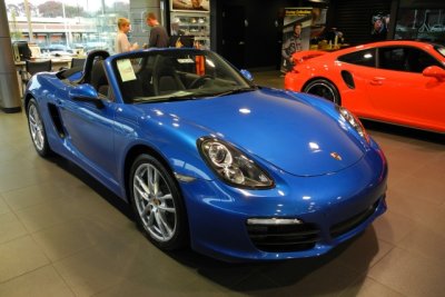 2016 Porsche Boxster, base price $52,100, actual price $65,420 with options, at Porsche of Towson (8433)