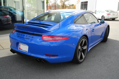 2016 Porsche 911 GTS Club Coupe, in unique & exclusive Club Blau (German). About 1,200 PCA members vied to buy one of 60. (8491)