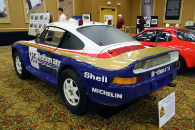 1985 959 Paris-Dakar Rally Car, Porsche AG Collection. Identical 959s took 1st, 2nd and 5th place in the rally in 1986. (6812)