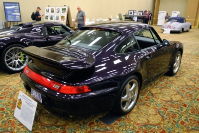 1997 911 (993) Turbo S in Viola Metallic, Ingram Collection. 1997 Turbo S fastest air-cooled 911; only 180 built for U.S. (6861)