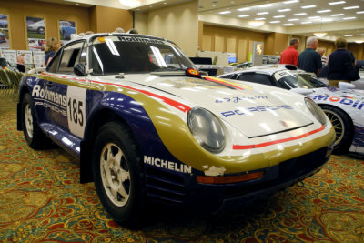 1985 959 Paris-Dakar Rally Car, Porsche AG Collection. Identical 959s took 1st, 2nd and 5th place in the rally in 1986. (6957)