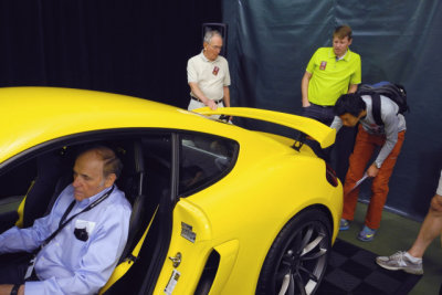 2016 Cayman GT4, shown, and 2015 Boxster Spyder: Vehicle Technology Presentation (7039)