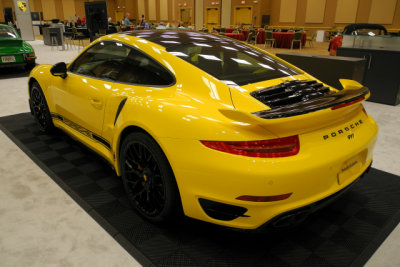 2015 911 (991) Turbo S, 560 hp, 197 mph top speed, 0-60 mph in 2.9 secs., $182,700 base MSRP, $245,485 with options (7152)