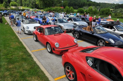 Gathering for Photo Shoot after Parade of Porsches (2944)