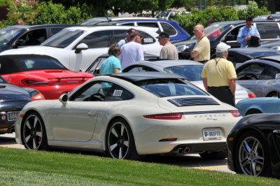 Gathering for Photo Shoot after Parade of Porsches (2981)