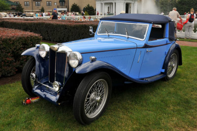 1938 MG TA Tickford by Salmon & Sons, 1 of 252 Tickfords produced, David Middleton, Emplenton, PA (1135)