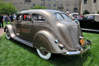 1936 Chrysler Imperial C-10 Airflow in Del Monte Beige, Loren & Jody Hulber, Macungie, PA (1235)