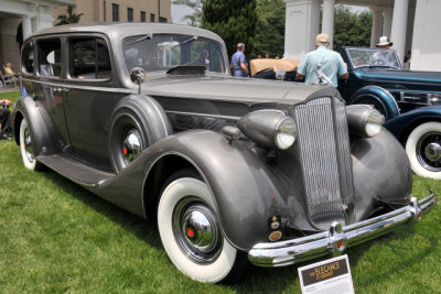 1937 Packard Super Eight Limousine in Iridium Gray, Dan Danielson, Middletown, NJ (1270)