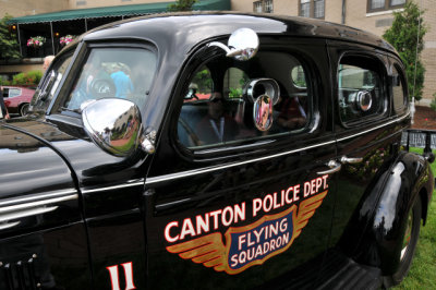 1937 Studebaker Police Car, Canton Classic Car Museum, Canton, OH (1340)
