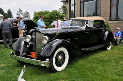 1934 Packard Model 1108 by LeBaron, original & unrestored, PREMIER PACKARD AWARD, Robert & Sandra Bahre, Alton, NH (1569)