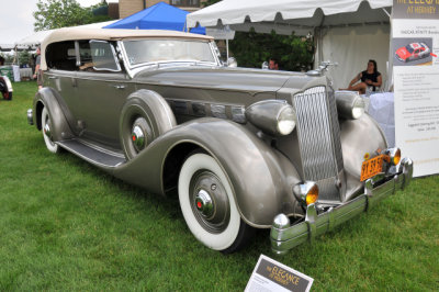1936 Packard 1404, original & unrestored except for cloth top, Frank & Lonnie Buck, Gettysburg, PA (1832)
