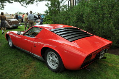 1969 Lamborghini 400S Miura by Bertone, original & unrestored, Leigh & Leslie Keno, New York, NY (1398)