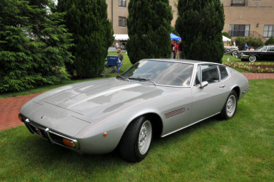 1970 Maserati Ghibli Coupe,* ex-owners Frank Sinatra, George Hamilton & Wendy's Dave Thomas; Ken Laird, Lemoyne, PA (1979)