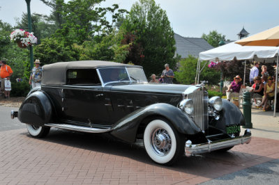 1934 Packard Twelve by Dietrich, Best of Show at 2013 Pebble Beach Concours, Joseph III & Margie Cassini, W. Orange, NJ (2037)