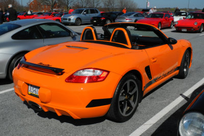 2008 Special Edition Boxster (987.1), spectator parking, 38th Annual Porsche-Only Swap Meet in Hershey (0113)