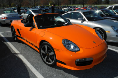 2008 Special Edition Boxster (987.1), spectator parking, 38th Annual Porsche-Only Swap Meet in Hershey (0118)