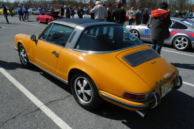 1970s 911T Targa for sale at car corral, 38th Annual Porsche-Only Swap Meet in Hershey (0154)