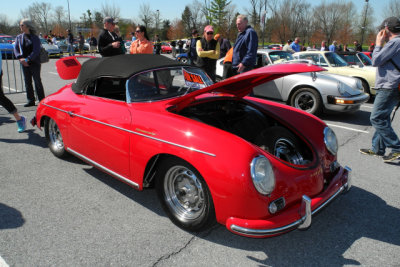 1957 356 Speedster for sale at car corral, 38th Annual Porsche-Only Swap Meet in Hershey (0156)