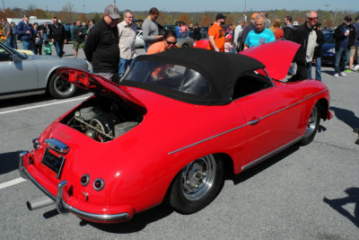 1957 356 Speedster for sale at car corral, 38th Annual Porsche-Only Swap Meet in Hershey (0158)