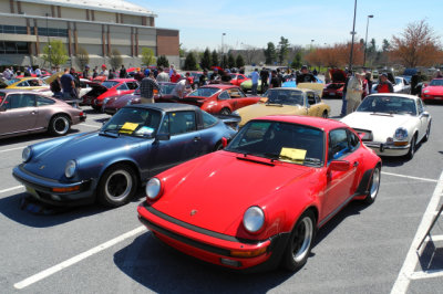 Concours area, 38th Annual Porsche-Only Swap Meet in Hershey (0183)
