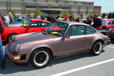 Concours area, 38th Annual Porsche-Only Swap Meet in Hershey (0184)