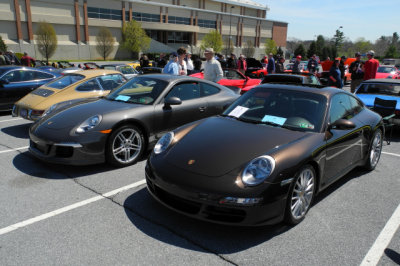 Concours area, 38th Annual Porsche-Only Swap Meet in Hershey (0194)