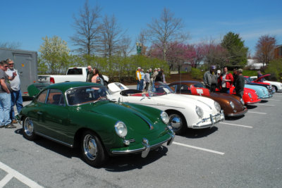 Concours area, 38th Annual Porsche-Only Swap Meet in Hershey (0196)