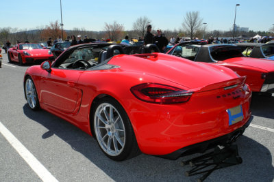 2015 or 2016 Boxster Spyder (981.1), concours area, 38th Annual Porsche-Only Swap Meet in Hershey (0204)