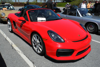 2015 or 2016 Boxster Spyder (981.1), concours area, 38th Annual Porsche-Only Swap Meet in Hershey (0208)
