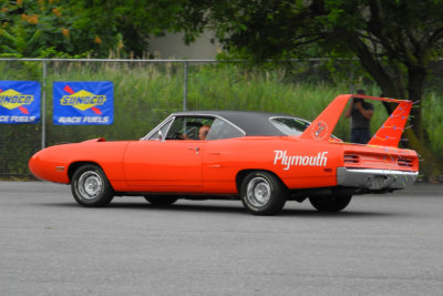 1970 Plymouth Superbird -- street version of NASCAR legend with wind-tunnel test strips (1998)