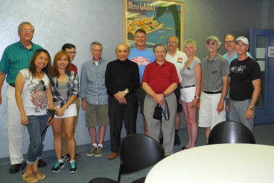 PCA-CHS tour participants with Fred Simeone after a private Q&A session (2048)