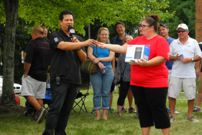 A Bose SoundTouch 10, donated by Bose, is among the many door prizes given away at the PCA National Office Open House. (8730)