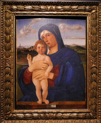 Giovanni Bellini, active 14591516, Virgin with Standing Blessing Child, 14751480, Gallerie dellAccademia, Venice (9279)