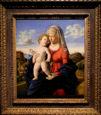 Giovanni Battista Cima da Conegliano, Italian, 1459/601517/18, Madonna and Child, about 14961499, N.C. Museum of Art (9281)