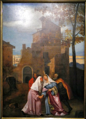 Attributed to Sebastiano del Piombo, Italian, 14851547, Visitation, 15051510, Gallerie dellAccademia, Venice (9338)