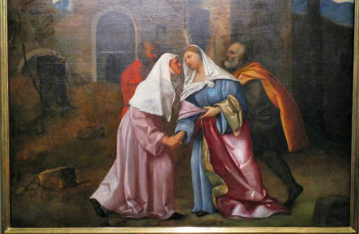 Attributed to Sebastiano del Piombo, Italian, 14851547, Visitation, 15051510, Gallerie dellAccademia, Venice (9342)