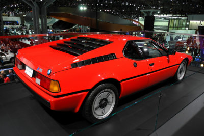 Circa 1980 BMW M1 in lounge for BMW owners (9778)
