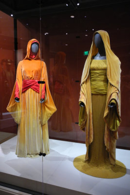 Handmaiden, Ombre Travel Gown With Hood, and Yellow Throne Room Gown With Hood, 1999, Episode I: The Phantom Menace (9407)