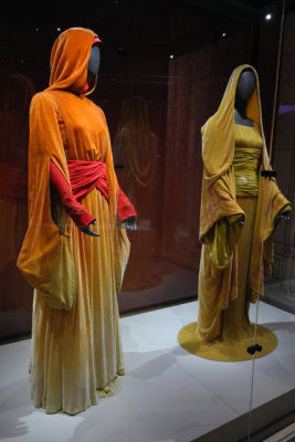 Handmaiden, Ombre Travel Gown With Hood, and Yellow Throne Room Gown With Hood, 1999, Episode I: The Phantom Menace (9410)
