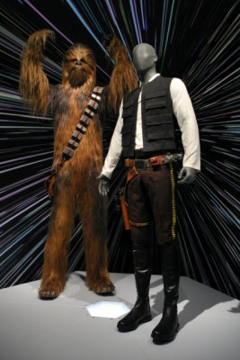 Chewbacca, 1977, Episode IV: A New Hope, and Hans Solo With Blaster, 1983, Episode VI: Return of the Jedi (9468)