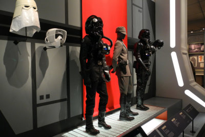 From left: The Fighter Pilot, 1977, Episode IV: A New Hope, & Imperial Officer, 1983, Episode VI: Return of the Jedi (9486)