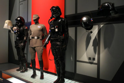 Imperial Officer, center, 1983, Episode VI: Return of the Jedi, & The Fighter Pilot, 2015, Ep. VII: The Force Awakens (9491)