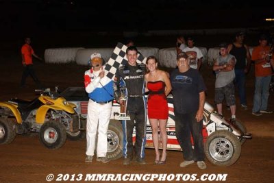 6-1-13 Placerville Speedway: BCRA/USAC Midgets - Civil War Sprint Cars