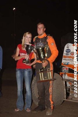10-17-13 Tulare Thunderbowl Raceway: Non Wing Trophy Cup