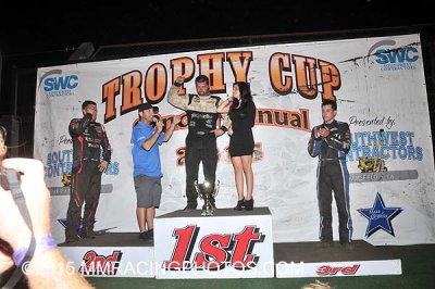 10-16-15 Tulare Thunderbowl Raceway: Trophy Cup Feature #2