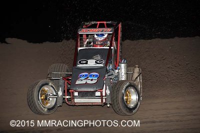 11-6-15 Stockton 99 Dirt Track: Tribute to Gary Patterson BCRA Midgets - Joe Hunt Wingless - Dwarfs - Vintage Sprints